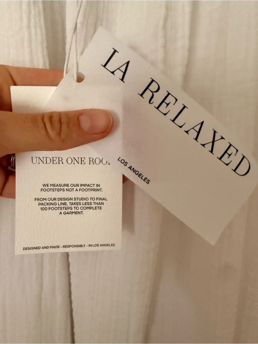 La Relaxed White Maxi Dress - Picture 3 of 3